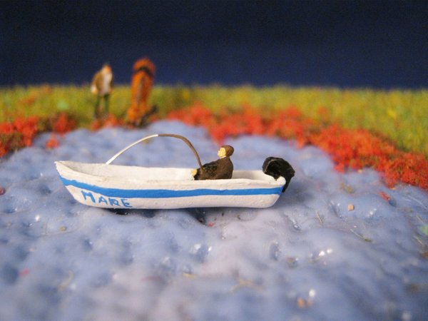 WA01 Angler im Boot (1:220)